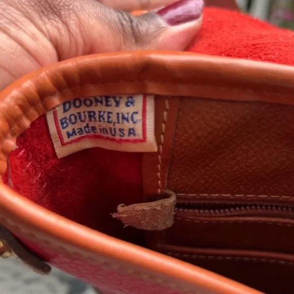 DOONEY AND BOURKE LARGE CAVALRY SPECTATOR VINTAGE BAG - Picture 12 of 12